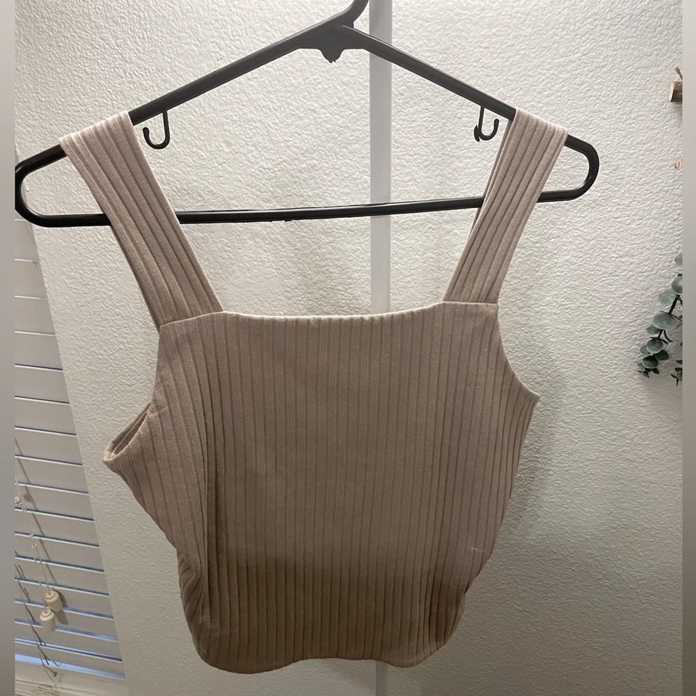 cute nude tank top